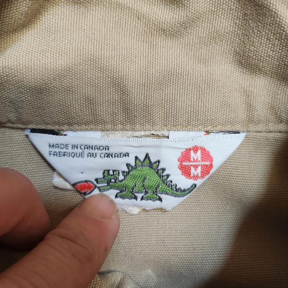 Lacoste Men's Beige Jacket Vintage 80s Made In Canada Rare - Picture 8 of 8